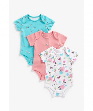 MOTHERCARE bodijs ar īsam piedurknēm, 3 gab., BB443 569945