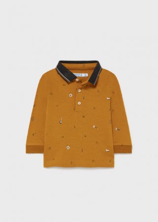 MAYORAL polo 3D, ochre, 2142 24 2142-10 9