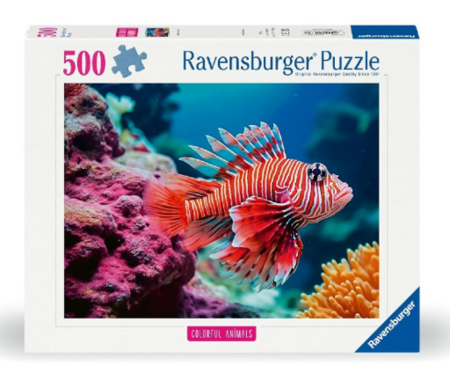 RAVENSBURGER puzle Sarkanā lauvaszivs, 500 gab., 12001334 
