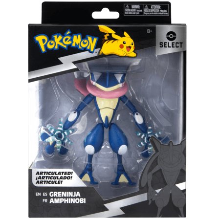 POKEMON Greninja locīšanas figūriņa, 15 cm, PKW2409 