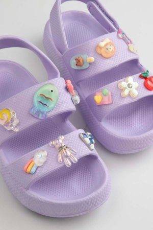 COCCODRILLO sandales, violeti, WC6208103SHG-016-032, 32/33 izmērs 