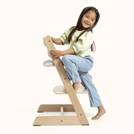 STOKKE barošanas krēsls ar aizsargbarjeru un jaundzimušā ieliktnīti TRIPP TRAPP, black, anthracite N, 685800 