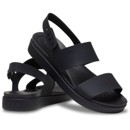 CROCS sandales BROOKLYN BACKSTRAP LOW melni, 212399-001 39,5 izmērs 