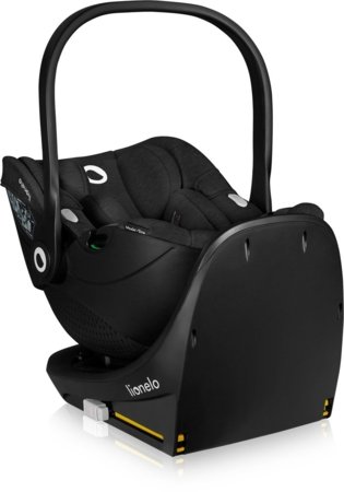 LIONELO autokrēsls ar ISOFIX pamatni MOXIE I-SIZE, Black carbon, 40-87 cm. 