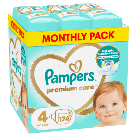 PAMPERS Autiņbiksītes Premium Care 4 izmērs, 174 gab, 81784131 
