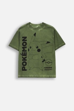 COCCODRILLO t-krekls ar īsam piedurknēm, zali, 