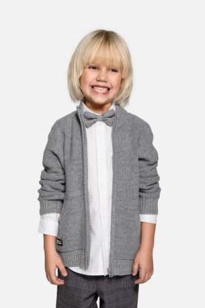COCCODRILLO tauriņš ELEGANT JUNIOR BOY, pelēks, ZC3371201EJB-019   