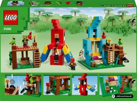 21282 LEGO® Minecraft® Papagaiļu mājas 