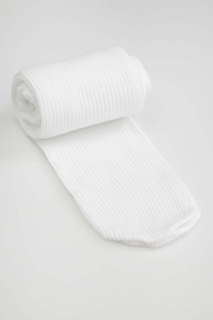 COCCODRILLO zeķbikses TIGHT MICROFIBRE COLORFUL, balta, WC5380307TMC-001-152, 152 cm 