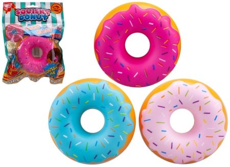 WIZZ TOYS antistresa rotaļlieta Large Squishy Donut mix 14cm., assort, 549180 