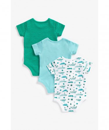 MOTHERCARE bodijs ar īsam piedurknēm, 3 gab., BB415 569103