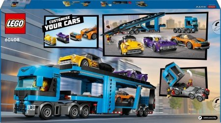 60408 LEGO® City Big Vehicles Autopārvadātājs ar sporta auto 