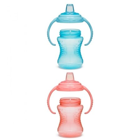 MUNCHKIN mācību pudele ar rokturiem un mīkstu izsmidzinātāju, Gentle Transition, zils, 90460, 118 ml 