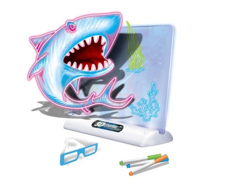 3D zīmēšanas un rakstīšanas tāfele ar apgaismojumu, zila, 2410K0093 