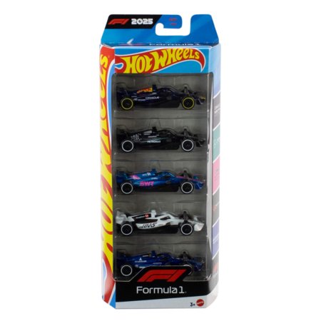 HOT WHEELS 1:64 piecu F1 auto komplekts, JLN11 