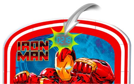 STAMP Iron Man basketbola statīvs ar gaismām un skaņām, 100–160 cm, IM725652 