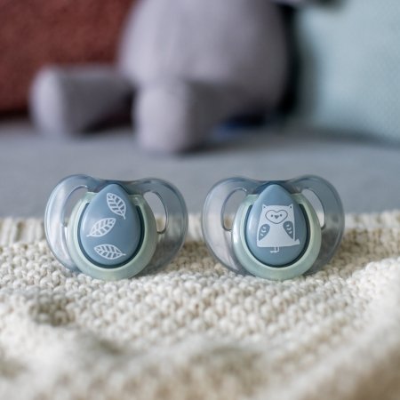 Tommee Tippee māneklītis apaļš lateksa 6-18m 2gb 43354801 433548