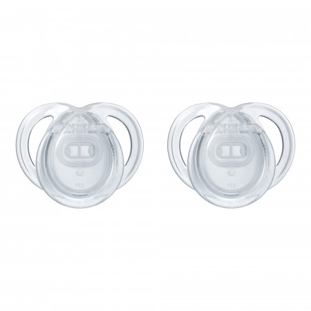 Tommee Tippee silikona māneklis 2vnt 0-6m Anytime 43335499 43335497