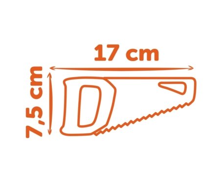 SMOBY BLACK & DECKER meistara instrumentu kaste, 6 instrumenti, 7600360940 