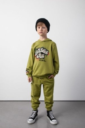 COCCODRILLO džemperis SPORTS BOY KIDS, zaļš, ZC5132301SBK-012-104, 104 cm 