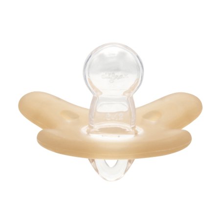 CANPOL BABIES 100% silikona knupītis, 0-6m, simetrisks, 1 gab., 24/001_ora 