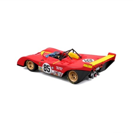 BBURAGO 1:43 Sacīkšu automašīnas modelis Ferrari 312 P 1972, 18-36302 