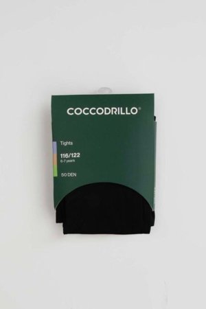 COCCODRILLO zeķubikses TIGHT MICROFIBRE COLORFUL, melns, ZC5380305TMC-021-140, 140 cm 