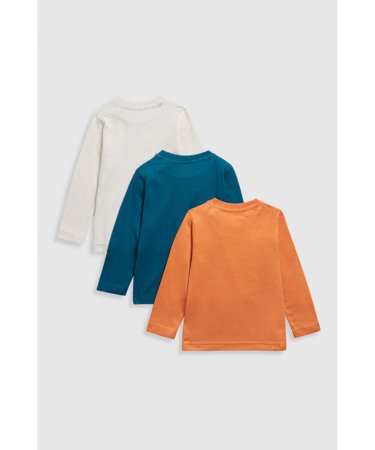 MOTHERCARE pikkade varrukatega t-särk 3 tk., JL232 
