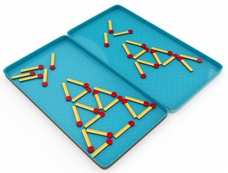 PURPLE COW ceļojumu spēle Matchstick Puzzles (LT, LV, EE), 6886 