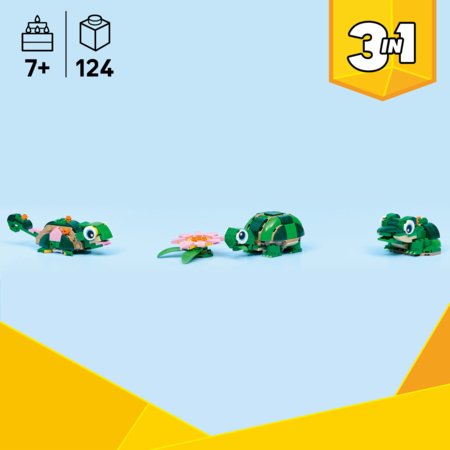 31377 LEGO® TURTLE WITH A WATER LILY FLOWER 