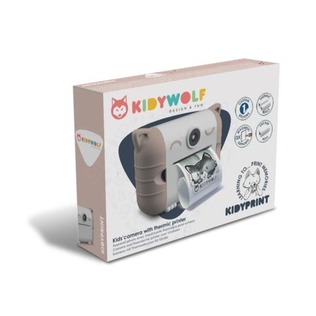 KIDYWOLF momentāna fotokamera ar termisko drukāšanu Kidyprint, KIDYPRINT-PE 