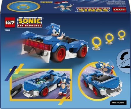 77117 LEGO® Sonic the Hedgehog™ Sonic: Zibens ātrgaitnieks 
