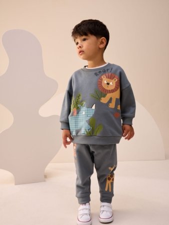 NEXT džemperis + bikses, F89396, 92-98 cm 