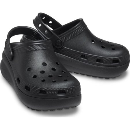 CROCS krokši FUZZ SCUFF melni, 207708-001 29 izmērs 