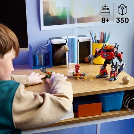 77005 LEGO® Sonic the Hedgehog™ Knuckles pret Dr. Eggman Egg Crusher robotu 