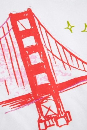 COCCODRILLO t-krekls ar īsam piedurknēm, balti, cm 