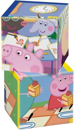 CLEMENTONI puzle Peppa Pig, 12 kubi, 41195 