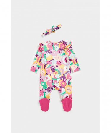 MOTHERCARE zīdaiņu kombinezons + galvas saite, CB731 606128
