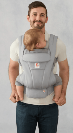 ERGOBABY ķengursoma Omni Deluxe Cotton, Pearl Grey, BCODCPRLGRY 