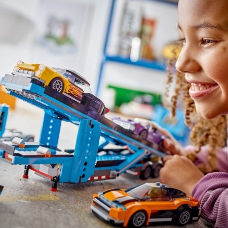 60408 LEGO® City Big Vehicles Autopārvadātājs ar sporta auto 