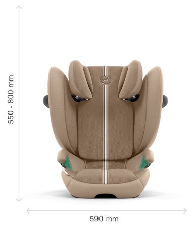 CYBEX autokrēsls SOLUTION G2 I-FIX PLUS, 100-150 cm., Almond beige, 524000679 