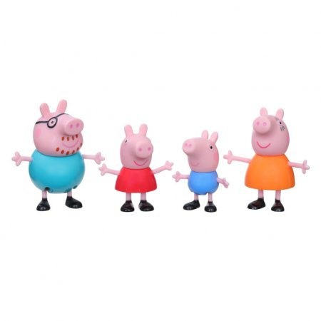 PEPA PIG figūru komplekts Peppa ģimene, 4 gab.,  dažādi, F21715L0 F21715L0