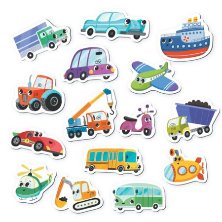 DODO magnētisko foliju komplekts Transportlīdzekļi, 200308 