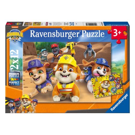 RAVENSBURGER PUZZLE puzle Rubble & Crew, 2x12 gab., 12004167 2 