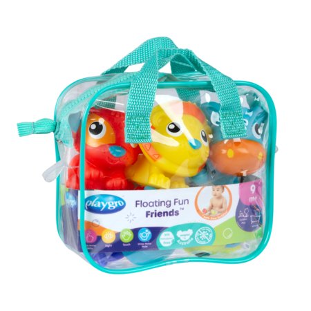PLAYGRO vannas rotaļlietu komplekts Floating Fun Friends, 0189202 