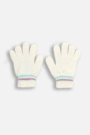 COCCODRILLO cimdi ACCESSORIES WINTER GIRL, krēmveida, ZC5360304AWG-003-XL, XL cm 