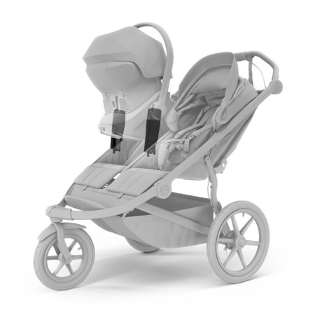 THULE ratiņi URBAN GLIDE 3 Double, Black, 10101978 