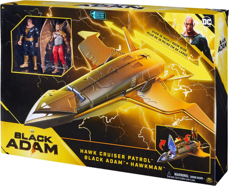 BLACK ADAM kosmosa kuģis ar Black Adam un Hawkman figūrām, 6064871 6064871