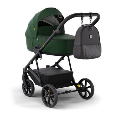 TUTIS universāls ratiņi ENZO, 2in1, Moss, 1702547 