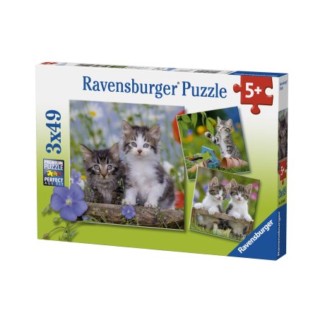 "RAVENSBURGER puzles ""Mīļi kaķēni"" 3Xx49 gab., 8046" 8046